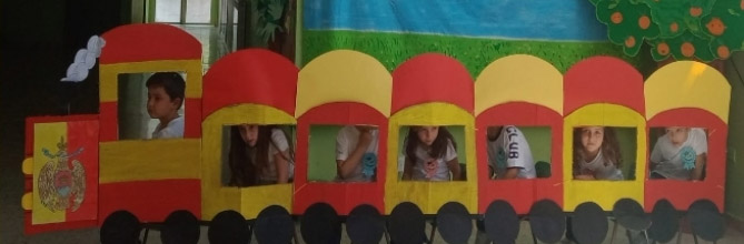 Trenono3 Un trenino giallorosso per festeggiare l’ultimo giorno di scuola omaggiando l'U.S. Catanzaro